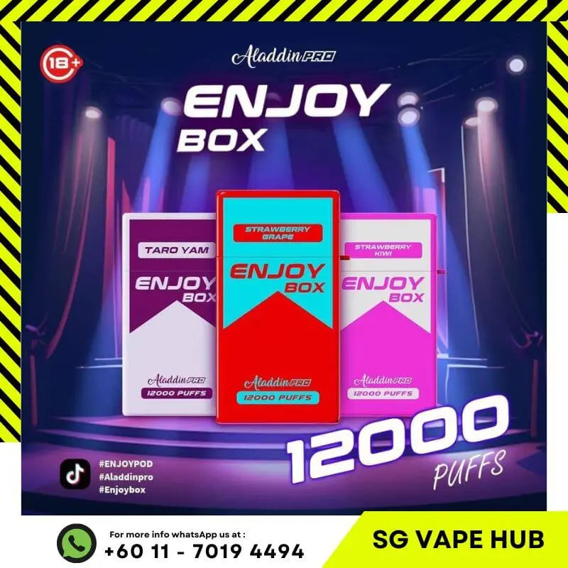 ALADDIN PRO ENJOY BOX 12000 Puffs SG VAPE HUB