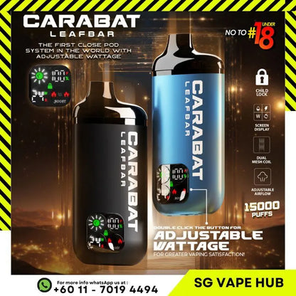 CARABAT-LEAFBAR-15000-SG-Vape-Hub
