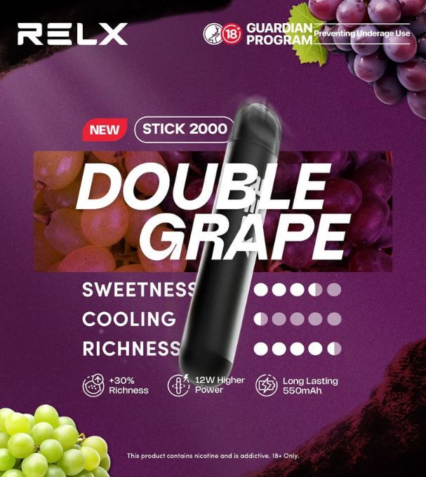 RELX-STICK-2K-DOUBLE-GRAPE-SG-Vape-Hub